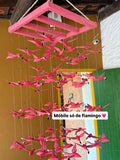 Móbile de Pássaros com Pêndulo – Artesanal em Madeira