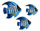 TRIO DE PAREDE - PEIXE AZUL